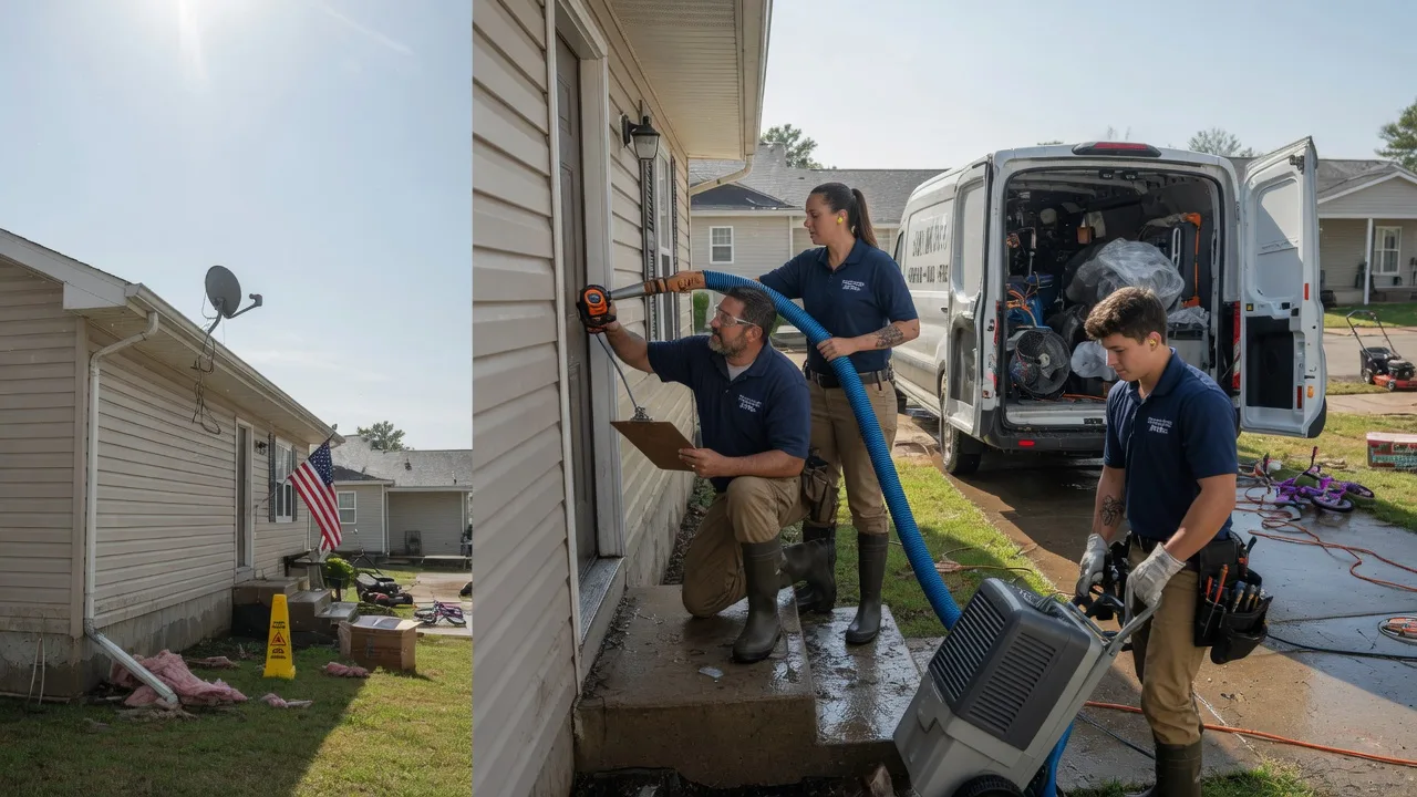 Ceiling Water Damage Restoration in Oconto, NE near me